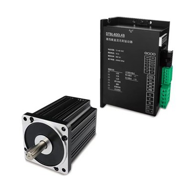 Pasirinktinis 300 W 400 W 750 W bešepetis variklis 3 fazių BLDC variklis su tvarkykle